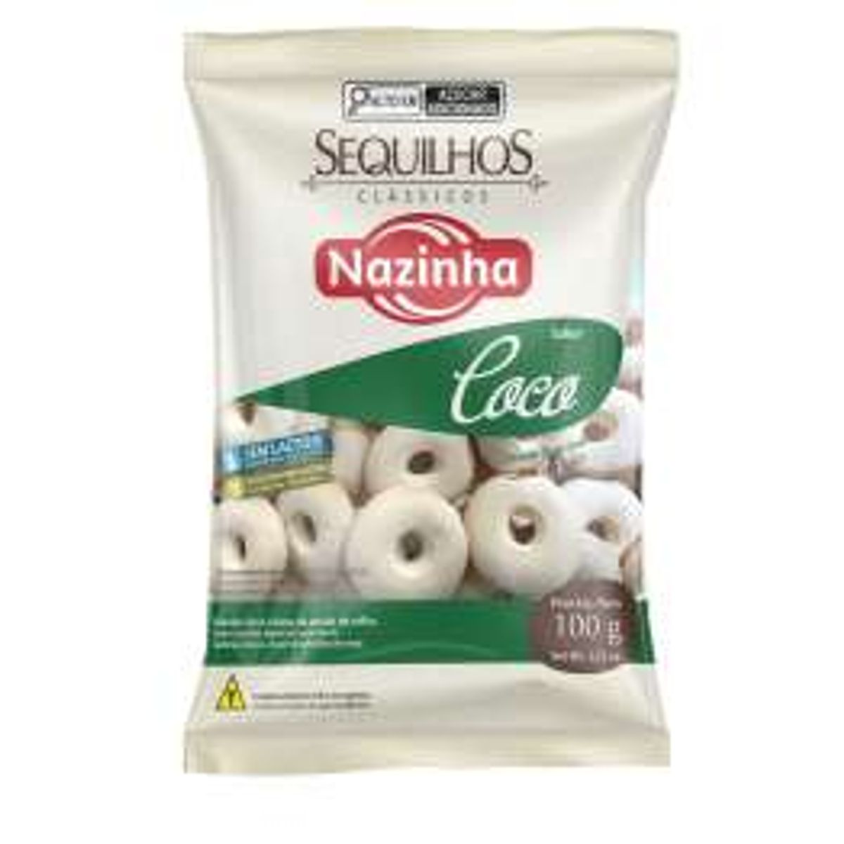 Nazinha Sequilhos Coco 100g