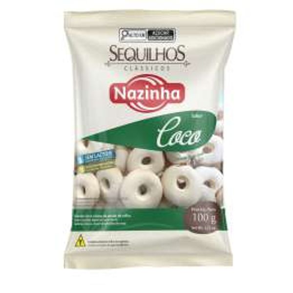 Hovedbilde Nazinha Sequilhos Coco 100g