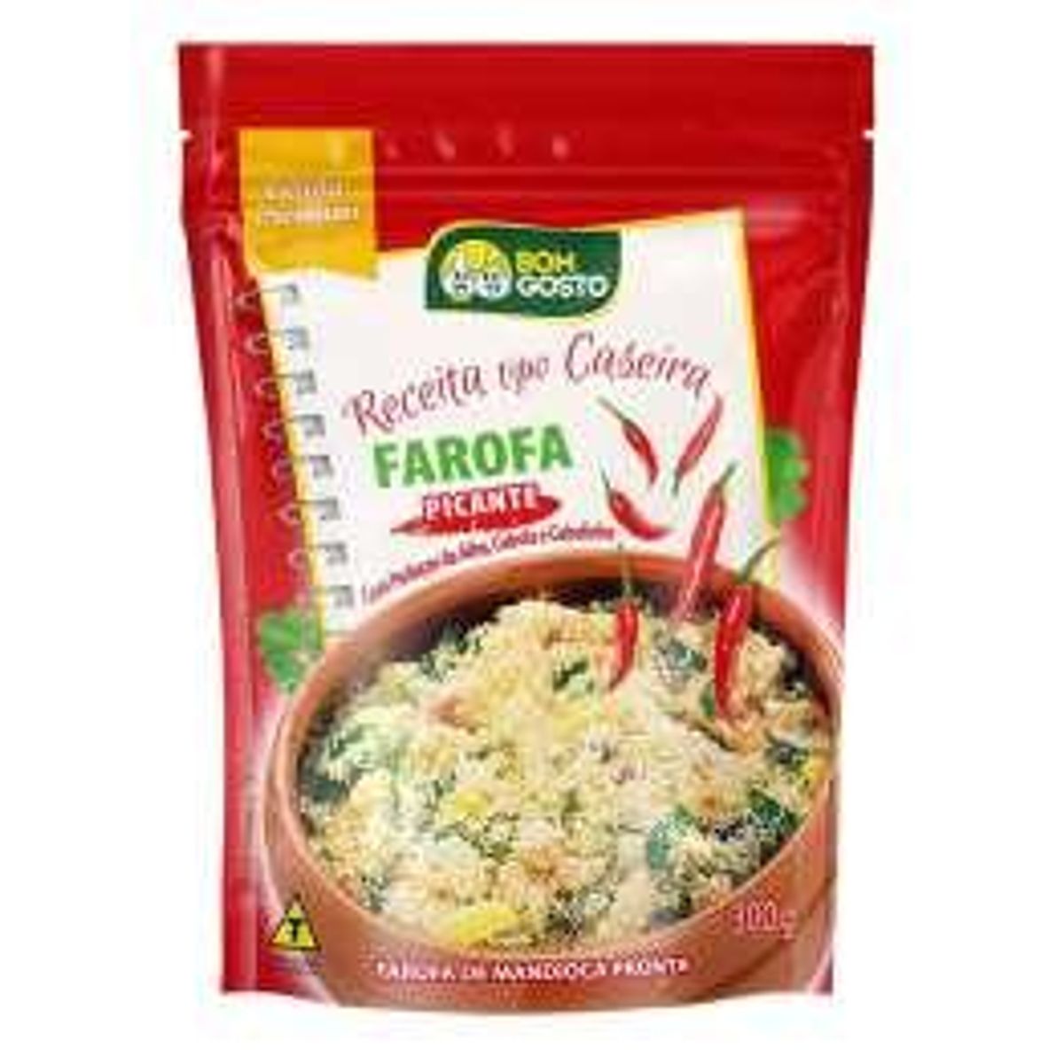 Farofa Premium Picante Bom Gusto 300g
